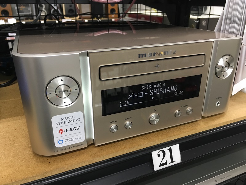送料無料（北海道・沖縄県除く！） marantz M-CR612 シルバーゴールド